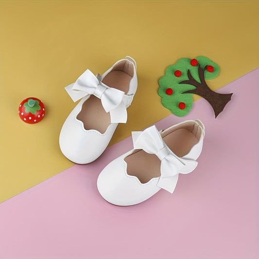 Girls Adorable Bowknot Flat Shoes