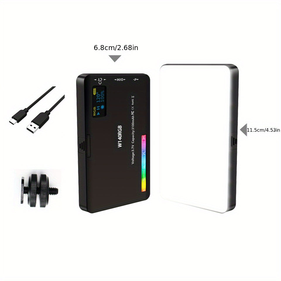 LED RGB Camera Light Full Color