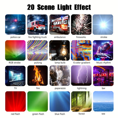 LED RGB Camera Light Full Color