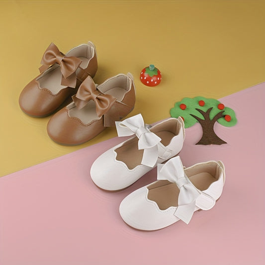 Girls Adorable Bowknot Flat Shoes