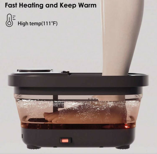 Beinilai Remote Temperature Control Collapsible Foot Spa