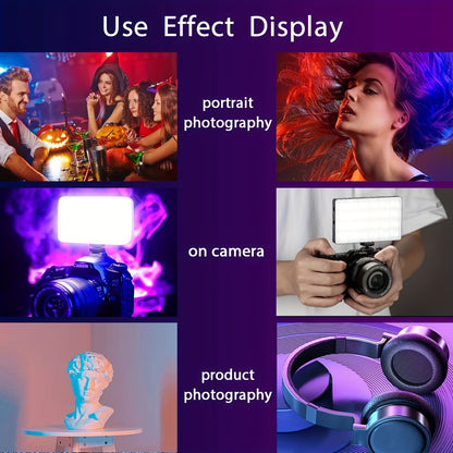 LED RGB Camera Light Full Color